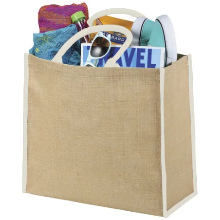Sac shopping en jute personnalisé Harry 25L Sac shopping en jute personnalisé Harry 25L