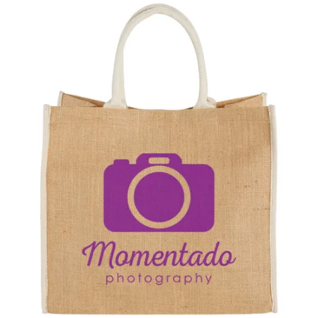 Sac shopping en jute personnalisé Harry 25L Sac shopping en jute personnalisé Harry 25L