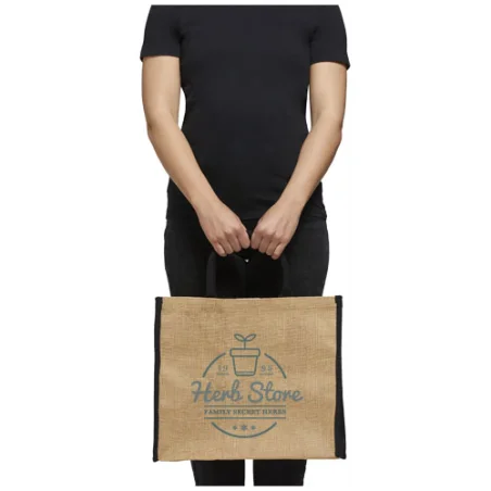 Sac shopping en jute personnalisé Harry 25L Sac shopping en jute personnalisé Harry 25L
