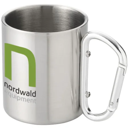 Mug isotherme personnalisable Alpes avec mousqueton 200ml Mug isotherme personnalisable Alpes avec mousqueton 200ml