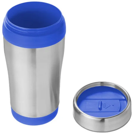 Mug isotherme personnalisé Elwood 410ml en inox Mug isotherme personnalisé Elwood 410ml en inox