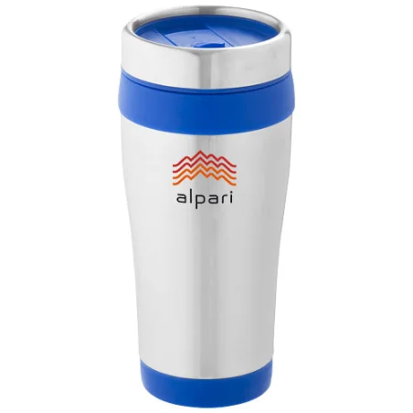 Mug isotherme personnalisé Elwood 410ml en inox Mug isotherme personnalisé Elwood 410ml en inox