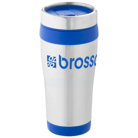 Mug isotherme personnalisé Elwood 410ml en inox Mug isotherme personnalisé Elwood 410ml en inox