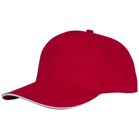 Casquette personnalisée sandwich 5 panneaux Ceto Casquette personnalisée sandwich 5 panneaux Ceto