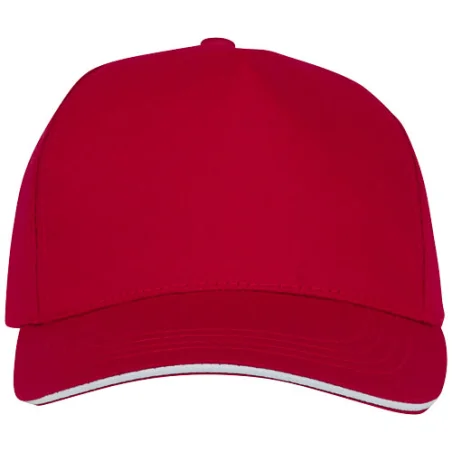 Casquette personnalisée sandwich 5 panneaux Ceto Casquette personnalisée sandwich 5 panneaux Ceto