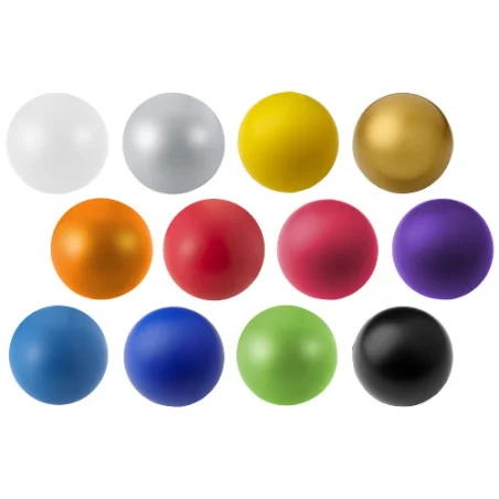Balle anti-stress personnalisable ronde 6,3cm Cool Balle anti-stress personnalisable ronde 6,3cm Cool