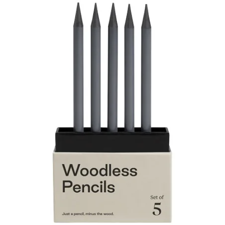 Set de 5 crayons graphite personnalisables sans bois - K’arst