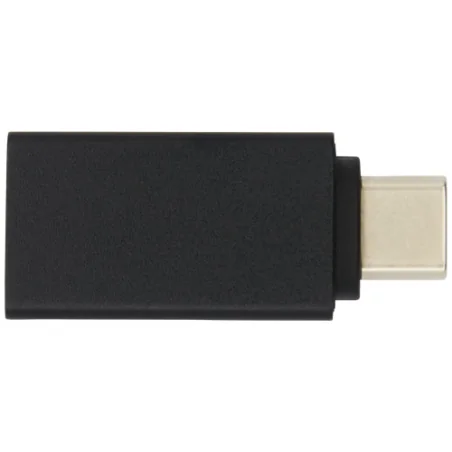 Adaptateur publicitaire Adapt en aluminium USB-C vers USB-A 3.0 - Tekiō