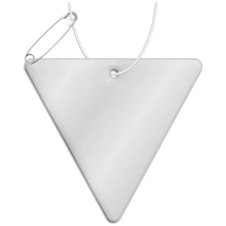 Attache réfléchissante publicitaire en PVC en forme de triangle inversé H-12 RFX™
