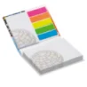 Bloc-mémo personnalisé avec 2 tailles de post-it et ses notes adhésives colorés Bloc-mémo personnalisé avec 2 tailles de post-it et ses notes adhésives colorés