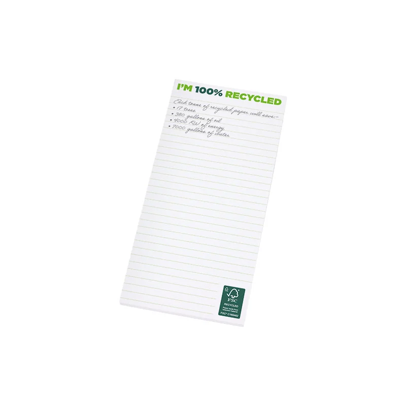 Bloc-notes personnalisable a4 classique en papier recyclé