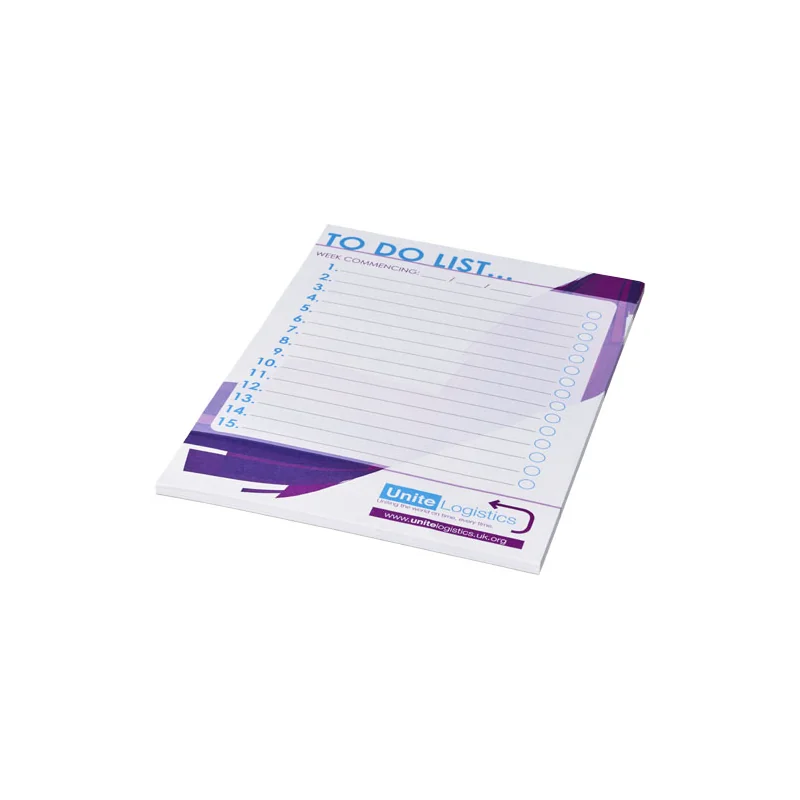 To Do List bloc note bleu 52 pages détachables A5 15x20 cm