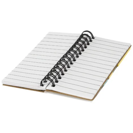 Bloc-notes personnalisé à spirales avec mémos colorés Spinner Bloc-notes personnalisé à spirales avec mémos colorés Spinner