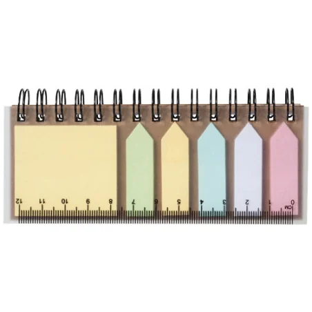 Bloc-notes personnalisé à spirales avec mémos colorés Spinner Bloc-notes personnalisé à spirales avec mémos colorés Spinner