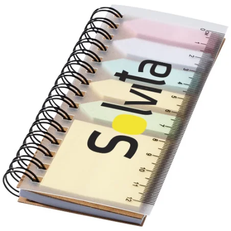 Bloc-notes personnalisé à spirales avec mémos colorés Spinner Bloc-notes personnalisé à spirales avec mémos colorés Spinner