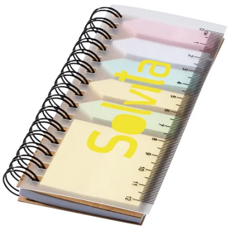Bloc-notes personnalisé à spirales avec mémos colorés Spinner Bloc-notes personnalisé à spirales avec mémos colorés Spinner