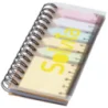 Bloc-notes personnalisé à spirales avec mémos colorés Spinner Bloc-notes personnalisé à spirales avec mémos colorés Spinner