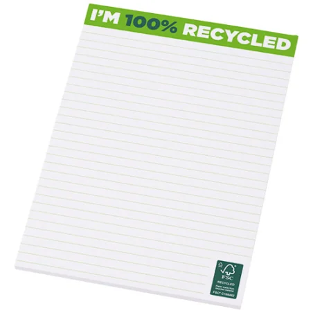 Bloc-notes publicitaire A5 papier recyclé - 25/50/100 feuilles Desk-Mate®