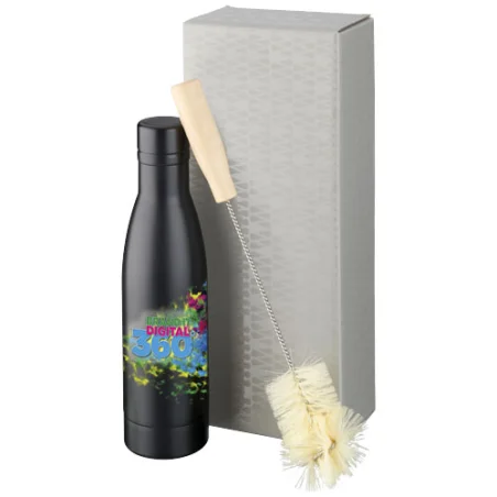 Bouteille isotherme personnalisable Vasa 500ml et son jeu de brosses Bouteille isotherme personnalisable Vasa 500ml et son jeu de brosses