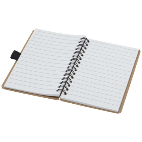 Carnet personnalisable Cobble A6 à spirales en carton recyclé avec papier de pierre Carnet personnalisable Cobble A6 à spirales en carton recyclé avec papier de pierre