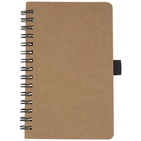 Carnet personnalisable Cobble A6 à spirales en carton recyclé avec papier de pierre Carnet personnalisable Cobble A6 à spirales en carton recyclé avec papier de pierre