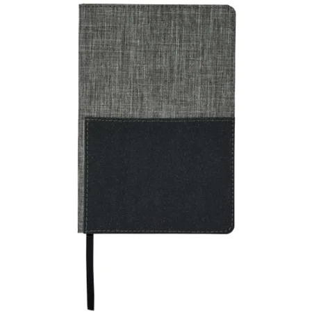 Carnet personnalisé de référence A5 en RPET avec poche frontale Mera Carnet personnalisé de référence A5 en RPET avec poche frontale Mera