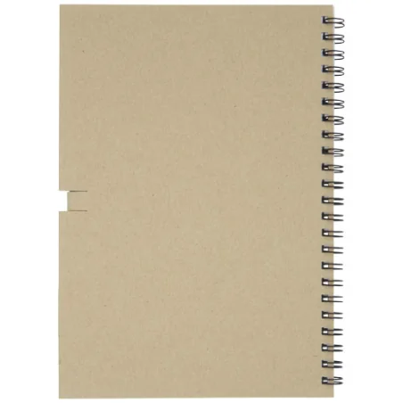 Carnet personnalisé spirales Luciano Eco avec crayon, moyen format Carnet personnalisé spirales Luciano Eco avec crayon, moyen format