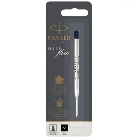 Cartouche pour stylo bille Parker - Encre noire