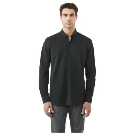Chemise personnalisable maille piquée homme Bigelow - XS à 3XL Chemise personnalisable maille piquée homme Bigelow - XS à 3XL