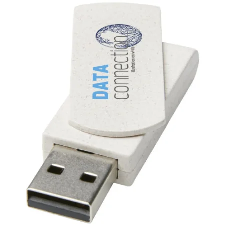 Clé USB personnalisable Rotate 4 Go en paille de blé