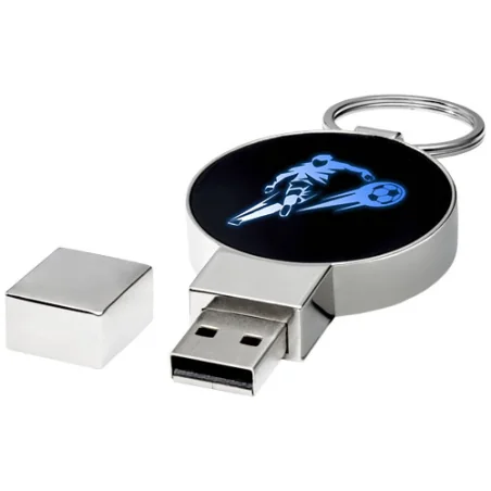 Clé USB personnalisable avec logo lumineux ronde