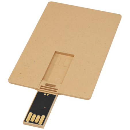 Clé USB personnalisable biodégradable en forme de carte de crédit