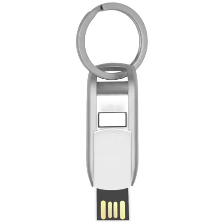 Clé USB personnalisée Flip avec porte-clés