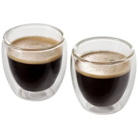 Coffret de 2 tasses à café personnalisées Boda 70ml