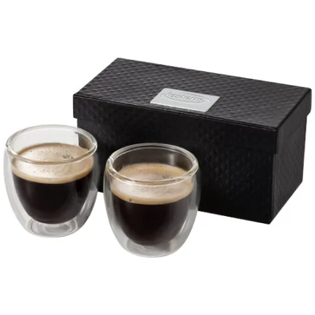 Coffret de 2 tasses à café personnalisées Boda 70ml