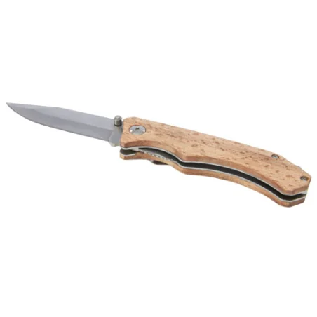 Couteau de poche personnalisable en bois Dave avec clip de ceinture Couteau de poche personnalisable en bois Dave avec clip de ceinture