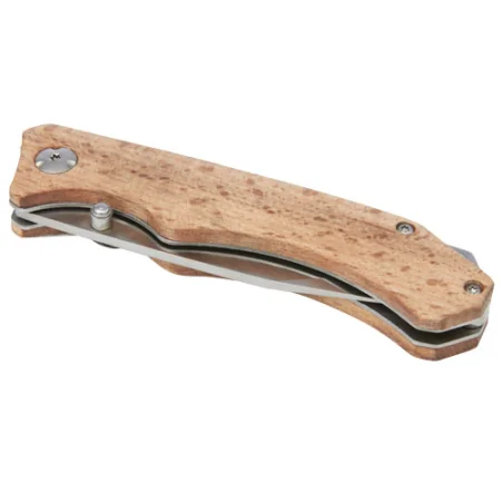 Couteau de poche personnalisable en bois Dave avec clip de ceinture Couteau de poche personnalisable en bois Dave avec clip de ceinture