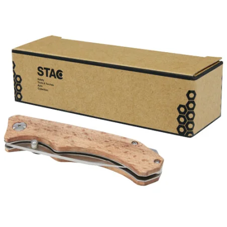 Couteau de poche personnalisable en bois Dave avec clip de ceinture Couteau de poche personnalisable en bois Dave avec clip de ceinture