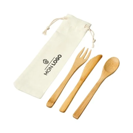 Couverts personnalisables Celuk en bambou Couverts personnalisables Celuk en bambou