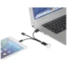 Câble de charge personnalisable 3-en-1 avec porte-clés Metal Câble de charge personnalisable 3-en-1 avec porte-clés Metal