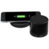 Enceinte Bluetooth® publicitaire Cosmic avec socle de charge sans fil Enceinte Bluetooth® publicitaire Cosmic avec socle de charge sans fil