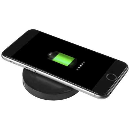 Enceinte Bluetooth® publicitaire Cosmic avec socle de charge sans fil Enceinte Bluetooth® publicitaire Cosmic avec socle de charge sans fil