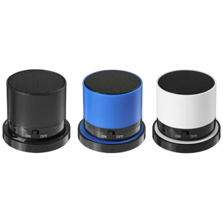 Enceinte Bluetooth® publicitaire Cosmic avec socle de charge sans fil Enceinte Bluetooth® publicitaire Cosmic avec socle de charge sans fil