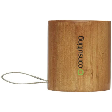 Enceinte personnalisable Bluetooth® Lako en bambou Enceinte personnalisable Bluetooth® Lako en bambou