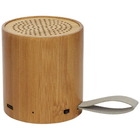 Enceinte personnalisable Bluetooth® Lako en bambou Enceinte personnalisable Bluetooth® Lako en bambou