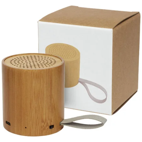 Enceinte personnalisable Bluetooth® Lako en bambou