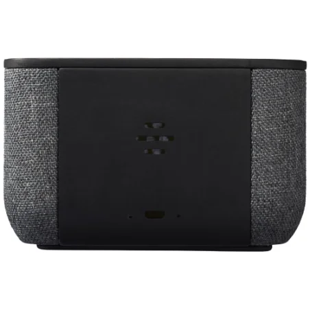 Enceinte personnalisable Bluetooth® en tissu et bois Shae Enceinte personnalisable Bluetooth® en tissu et bois Shae