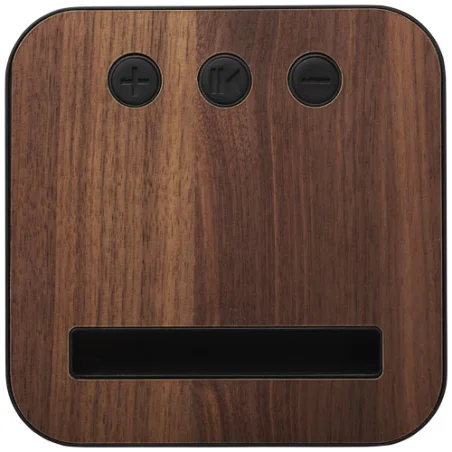 Enceinte personnalisable Bluetooth® en tissu et bois Shae