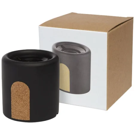 Enceinte personnalisée Bluetooth® Roca en calcaire/liège Enceinte personnalisée Bluetooth® Roca en calcaire/liège