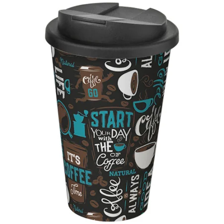 Gobelet isotherme 100% personnalisable Brite-Americano® 350ml avec couvercle anti-fuite Gobelet isotherme 100% personnalisable Brite-Americano® 350ml avec couvercle anti-fuite